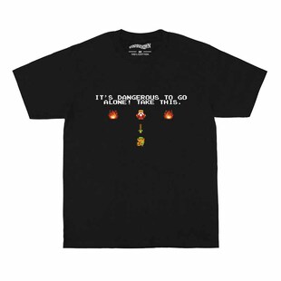 塞尔达传说Zelda Take This 8 Bit 电子游戏纯棉宽松日常短袖T恤