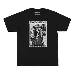 Joy Division快乐分裂后朋克乐队周边复古纯棉圆领宽松短袖男T恤
