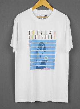 山下达郎Tatsuro Yamashita City Pop日常纯棉休闲短袖T-Shirt
