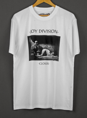 Joy Division Closer 快乐分裂欧美后朋摇滚乐队短袖纯棉白色T恤