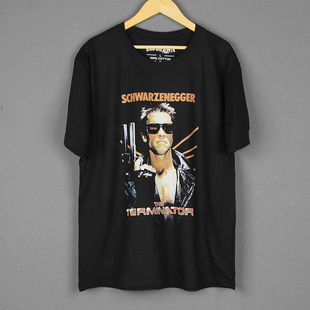 纯棉T 电影日常休闲夏季 Shirt Terminator施瓦辛格经典 终结者短袖
