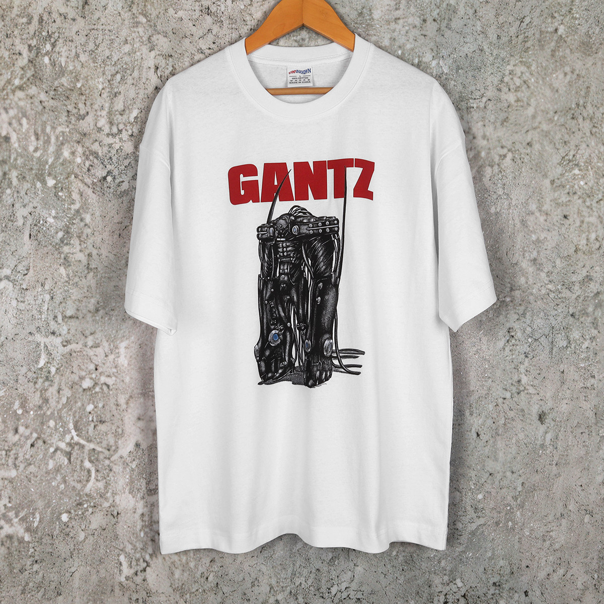 杀戮都市GANTZ冈八郎T恤战斗服装装甲漫画动漫印花纯棉宽松短袖