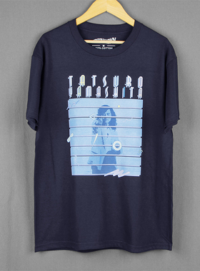 山下达郎Tatsuro Yamashita City Pop纯棉水洗休闲圆领短袖T恤