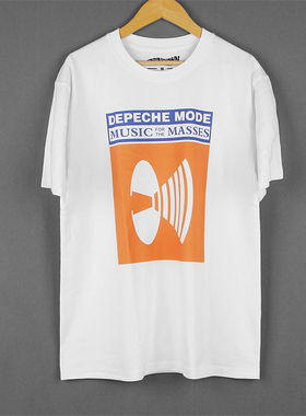 Depeche Mode Music For The Masses 赶时髦乐队音乐纯棉短袖T恤