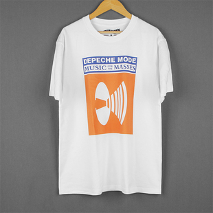 For Music The Masses T恤 Depeche 赶时髦乐队音乐纯棉短袖 Mode