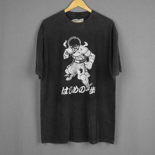 动漫拳击格斗第一神拳短袖男T恤