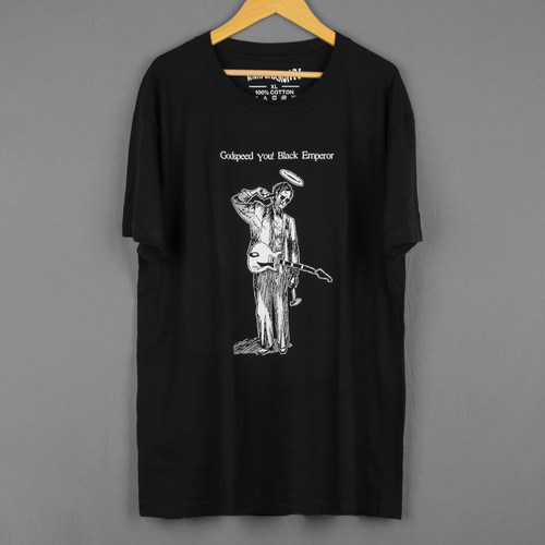 神佑黑帝后摇短袖美式圆领男T恤