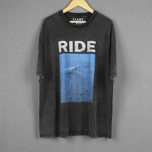 Badtaste水洗做旧Ride复古短袖