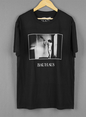 Bauhaus短袖In The Flat Field后朋哥特摇滚黑暗风新浪潮纯棉T恤