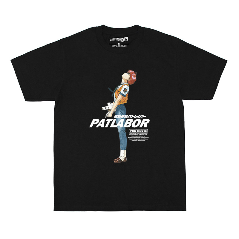 机动警察 t恤 mobile police patlabor 动漫动画纯棉短袖 t-shirt