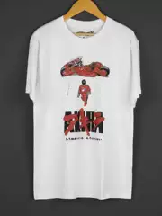 Akira Ohto Katsuhiro Light Warrior Classic 80S Anime Merchandise Motorcycle Cover Pure Cotton Short Sleeve T-Shirt