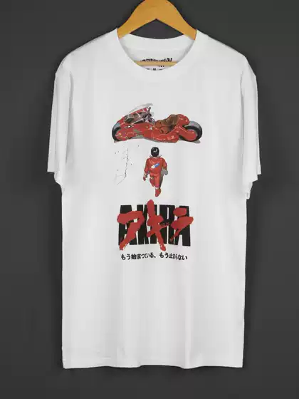 Akira Ohto Katsuhiro Light Warrior Classic 80S Anime Merchandise Motorcycle Cover Pure Cotton Short Sleeve T-Shirt
