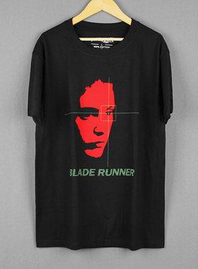 Blade Runner银翼杀手赛博朋克经典电影Cyberpunk纯棉印花短袖T恤