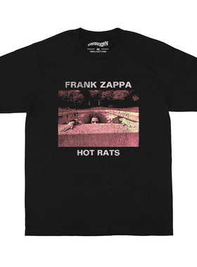 Frank Zappa T恤 Hot Rats Neil Young 摇滚印花短袖休闲 T-Shirt
