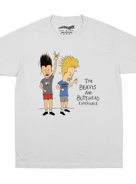 Beavis and Butt-head大头蛋和憋四MTV动画纯棉休闲日常宽松短袖
