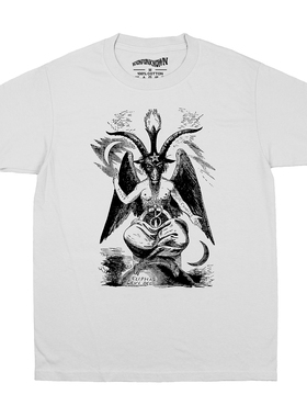 Baphomet T恤 巴弗灭巴风特恶魔 Behemoth Demon 短袖T-Shirt