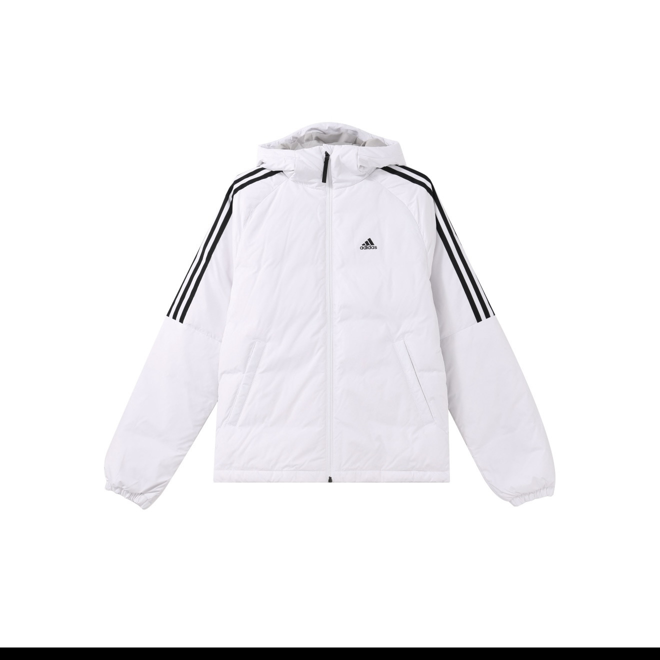 阿迪达斯男子冬季户外运动训练休闲连帽羽绒服外套IT8729