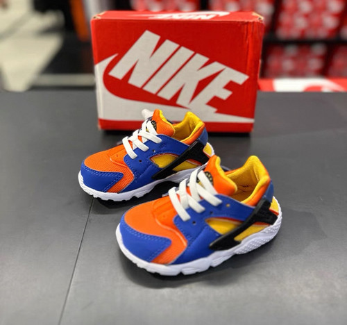 Nike耐克男女童HUARACHE婴童运动鞋夏季宝宝缓震跑步鞋704950-421