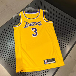 NIKE/耐克安东尼戴维斯3号湖人球队限定SW球衣背心CW3669-728