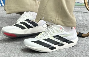 男子低帮缓震回弹舒适跑鞋 IF9419 Adios adidas阿迪达斯Adizero