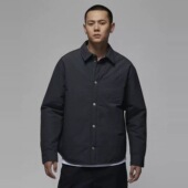 045 棉服宽松梭织FV7433 Nike耐克Jordan男防泼水按扣上衣冬季 新款