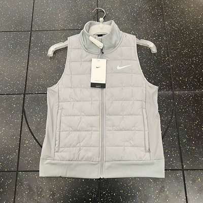 Nike耐克女子运动休闲跑步防风轻薄保暖夹棉马甲背心 DD6085-073