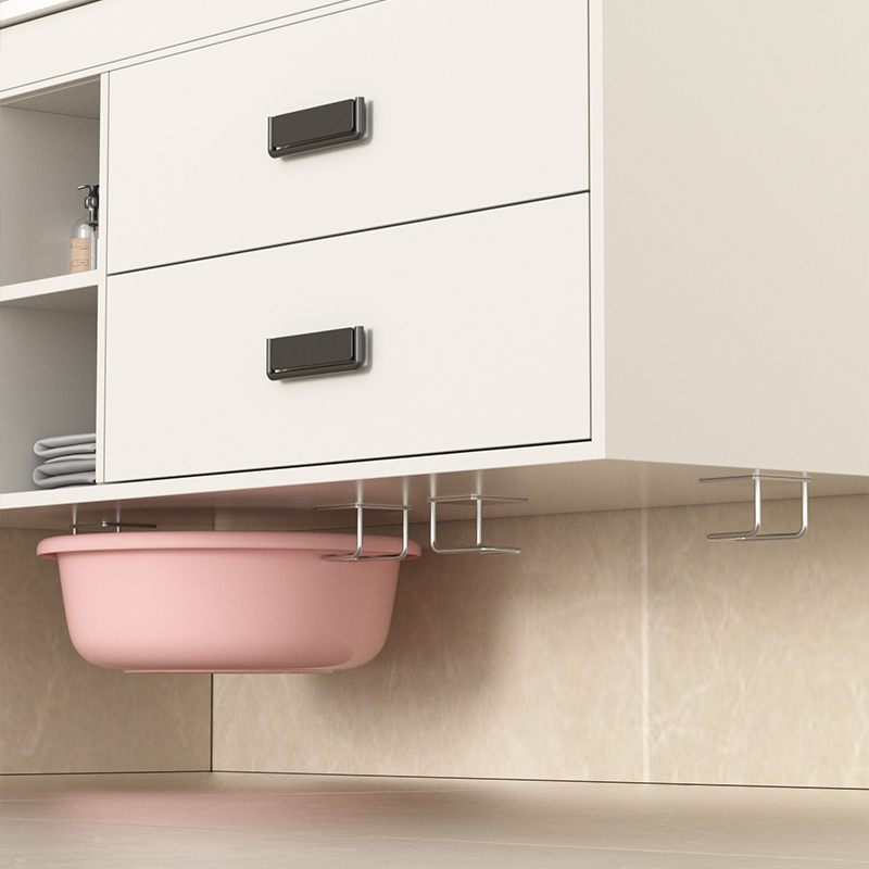 脸盆架壁挂免打孔浴室置物架