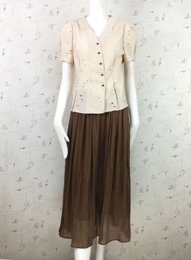 2024夏季新款 琪琪瑞格/逸美琳242T082时尚套裙 专柜正品599