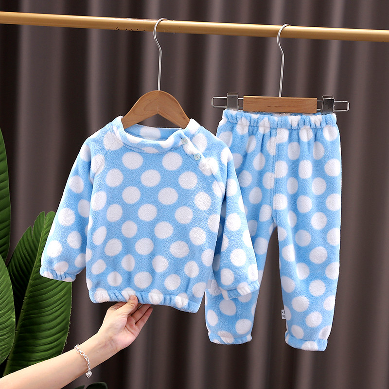 休闲法兰绒2件套秋冬时尚