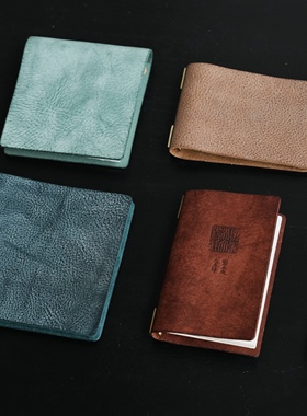 物致WUZHI®三孔真皮活页手帐方方子Mbox笔记本M5手账Alaska牛皮