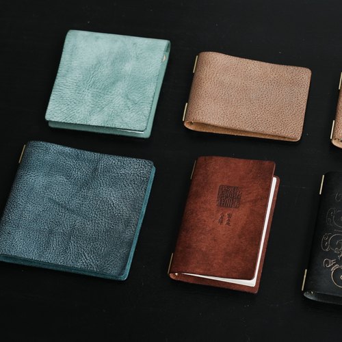 物致WUZHI®三孔真皮活页手帐方方子Mbox笔记本M5手账Alaska牛皮