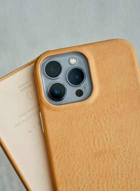 物致WUZHI®植鞣真皮iPhone16ProMax手机壳适用于苹果Plus复古iPhone15 14ProMax意大利magsafe磁吸