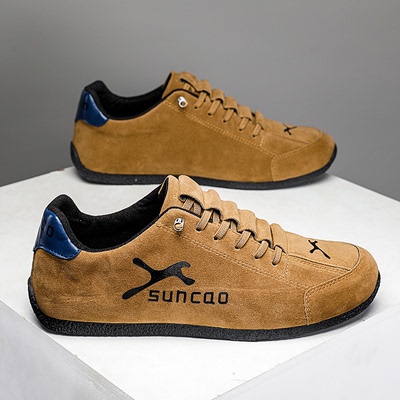 威卓轻奢Vieruodis潮品空军七号春夏季豆豆鞋潮流百搭一脚蹬男鞋