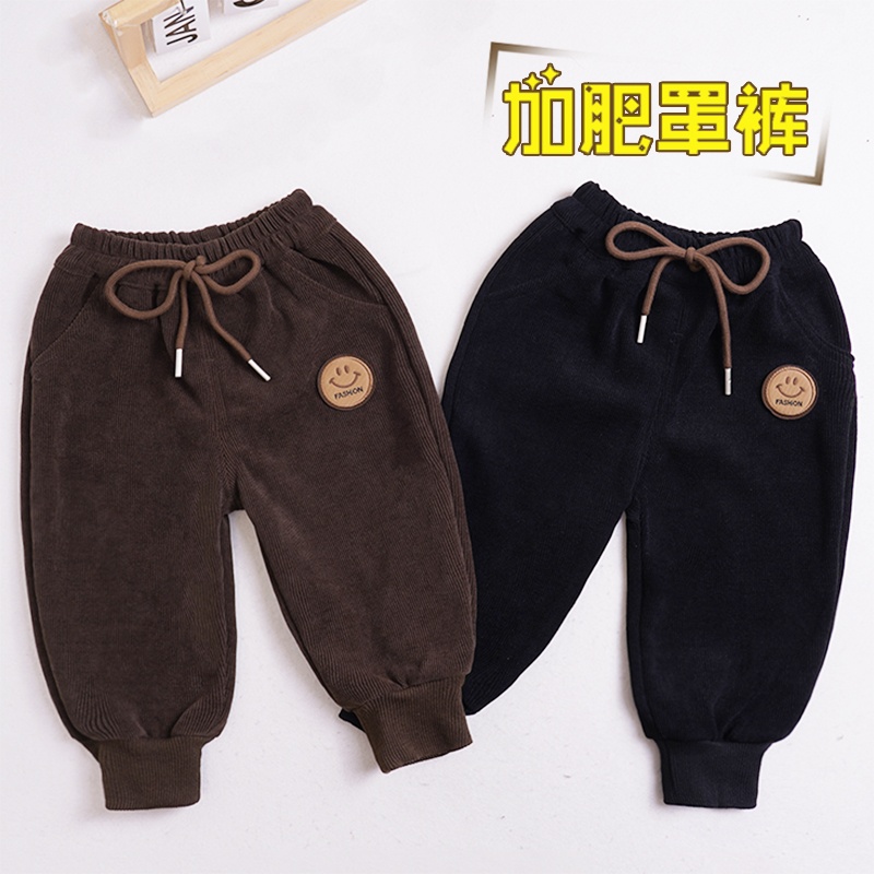 宝宝冬天外穿罩裤手工宽松弹力可套棉裤女童秋冬男宝婴儿裤子高弹