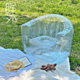 Одноразовый надувной реквизит для фотографии, диван, дорожная сетка для волос для кемпинга, прозрачная система хранения, игрушка, популярно в интернете