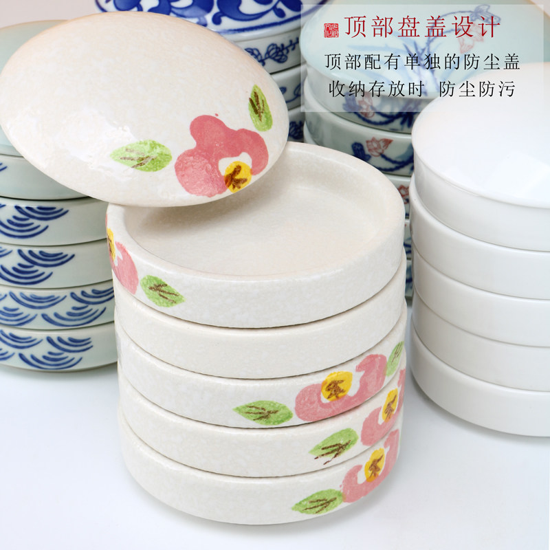 光祖陶瓷五层调色盘国画调色碟子图片
