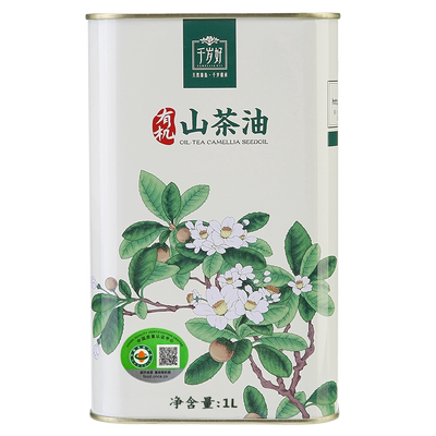 千岁好有机认证山茶油1L/升