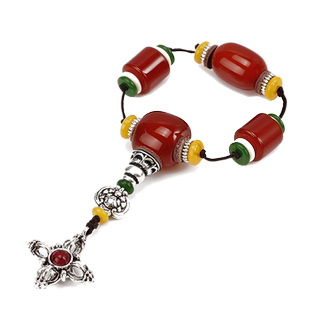 DIY手串配件套餐金刚星月菩提子根小叶紫檀崖柏108颗文玩配饰大全