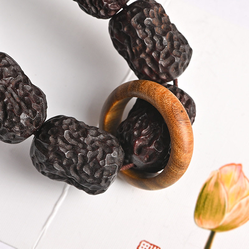SANDALWOOD RINGS MENS AND WOMENS FINGER RINGS BUDDHA BEADS RUNNING RINGS ACCESSORIES EBONY ROSEWOOD GREEN SANDALWOOD SOUR BRANCHES FLOWERS PEARS COUPLE RINGS WRENCHES