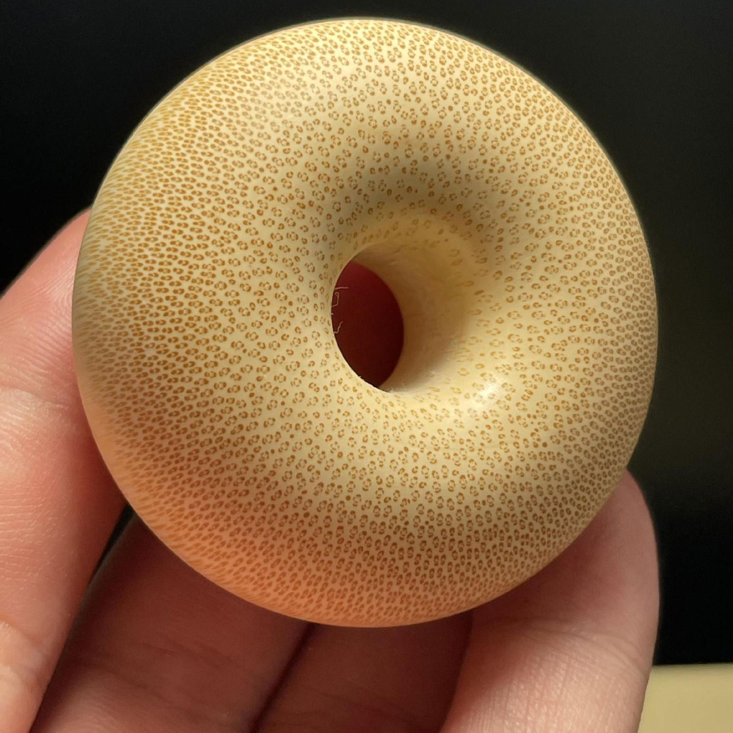 实心竹面包圈金丝竹手把平安扣文玩吊坠竹琏手工钥匙扣挂件配饰