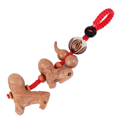 犬马保岁钥匙扣挂件属虎包挂