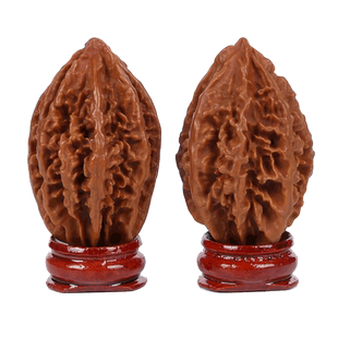 长白山东北大秋子文玩核桃异形大棱文玩野生狮子头手把件手球