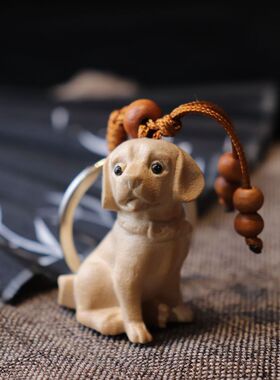 现货速发十二生肖桃木立体汽车扣挂件属鼠牛虎兔龙蛇马羊猴鸡狗猪