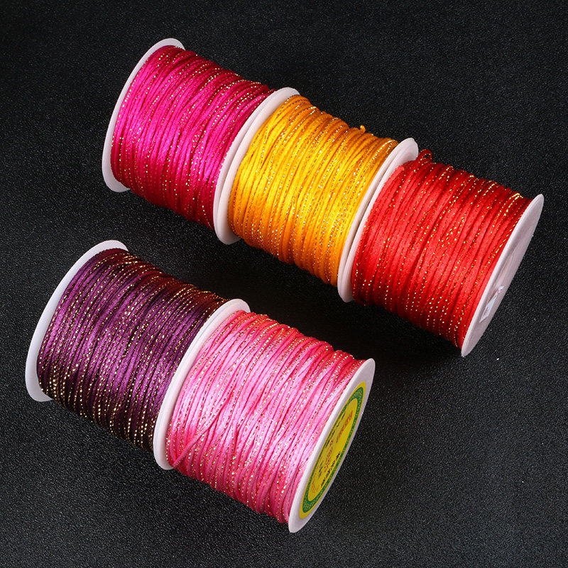 HAND-WOVEN DRAGON BOAT FESTIVAL COLOR LINE 6 PLUS GOLD WIRE ROPE BRAIDED DIAMOND KNOT RED ROPE BRACELET JADE WIRE WOVEN BRACELET