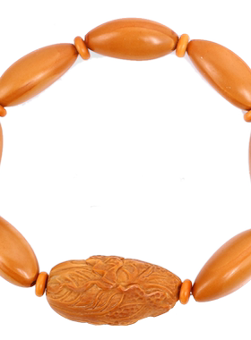 天然富甲天下橄榄核精雕刻乌龟壳