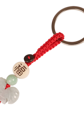 天然翡翠2022年属龙丹凤挂件吊坠