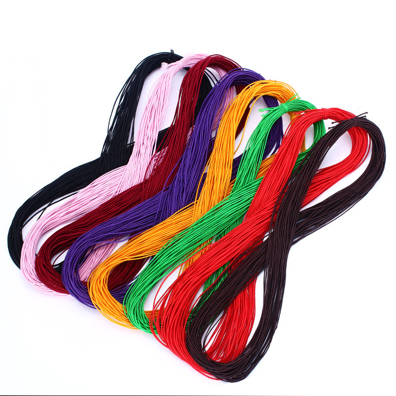 DIY ELASTIC LINE BEADED ROPE CORED BUDDHA BEADS ROPE ELASTIC LINE CHANNELING BEAD BRACELET HAND STRING ROPE RUBBER BAND ELASTIC LINE