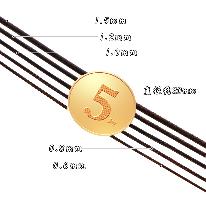 WAX LINE WAX LEATHER ROPE COW LINE XINGYUE BODHI TIBETAN SMALL KING KONG ROPE NECKLACE PENDANT NO ELASTIC PLAY LINE