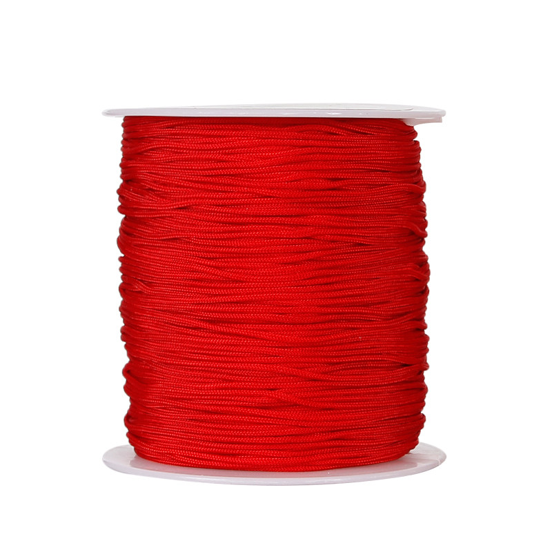 DIY HANDMADE BEADED WIRE CHINESE KNOTS WEAR BEADED THREADS JADE THREADS BRAIDED THREADS BRACELET ROPES JADE ROPES NO ELASTIC THREADS LARGE ROLLS