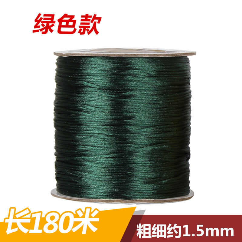DIY HANDMADE BEADED WIRE COTTON THREAD JADE THREAD BRAIDED THREAD BRACELET ROPE JADE ROPE NON-ELASTIC THREAD LARGE ROLL